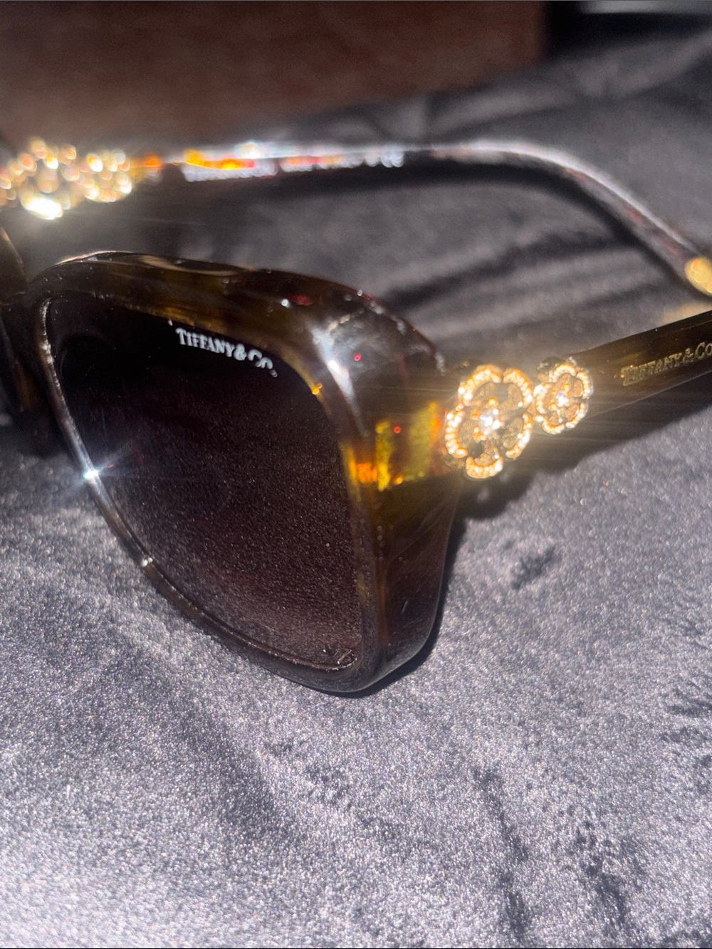 Tiffany & co vintage sunglasses tortoise shell designer sunglasses